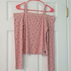 Abercrombie off the shoulder long sleve
